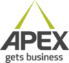 APEX Logo - gray letters, transparent background